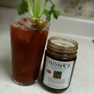 Bloody Mary with habanero honey