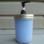 Honey Jar as a soap dispenser