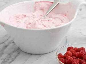 Raspberry Whipped Cream